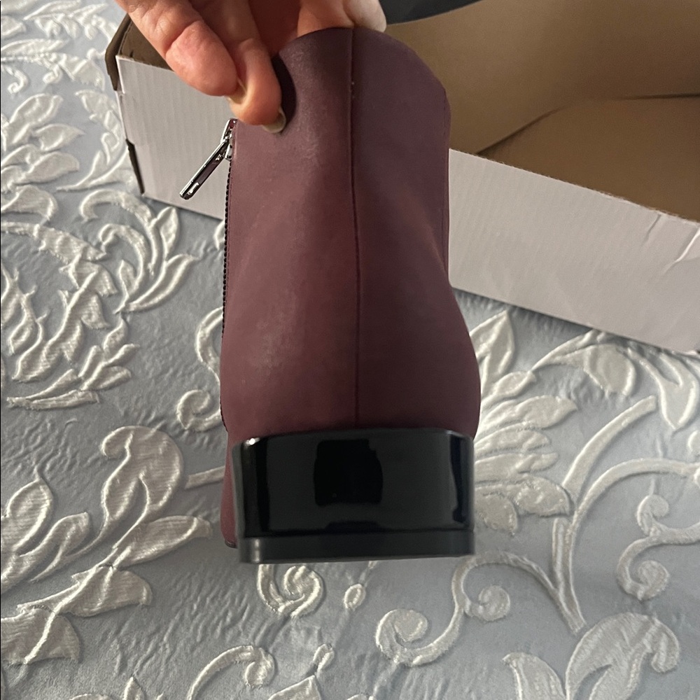 Ankle Boots - Burgandy by Vivienne Hu - Brand New - Picture 10 of 11
